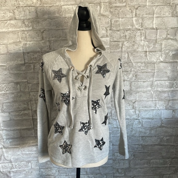 International Concepts (INC) lightweight Sweater Top with Sequin - Picture 2 of 3